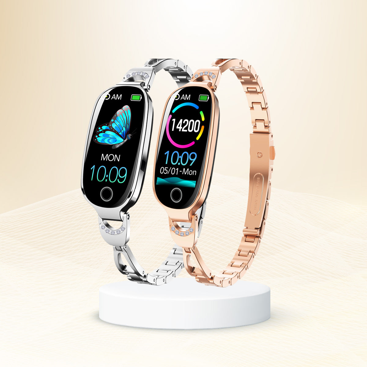 Fitsera Smartwatch — GlucoSense & Cycle Reminder